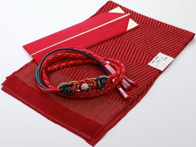 撫松庵 半幅帯 妖怪献上 献上柄風 白 黒 オバケ 博多織 正絹