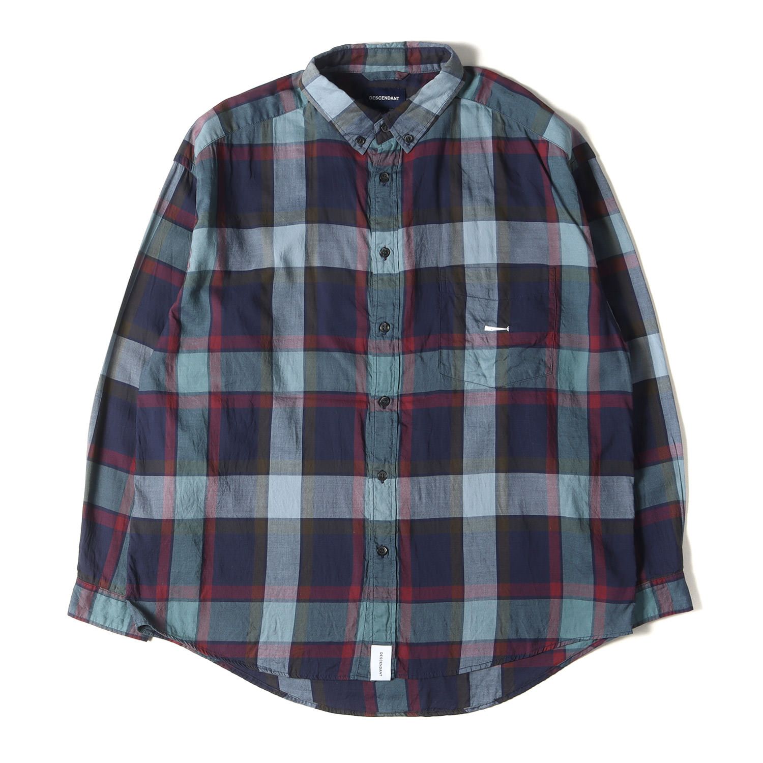 トップス DESCENDANT HYANNIS multi stripe b.d ls トップス DESCENDANT HYANNIS multi stripe b.d ls トップス