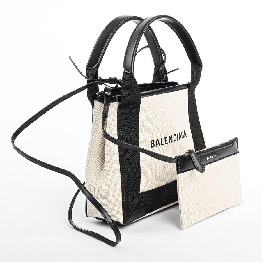 BALENCIAGA バレンシアガ ハンドバッグ ネイビーカバスXS 390346