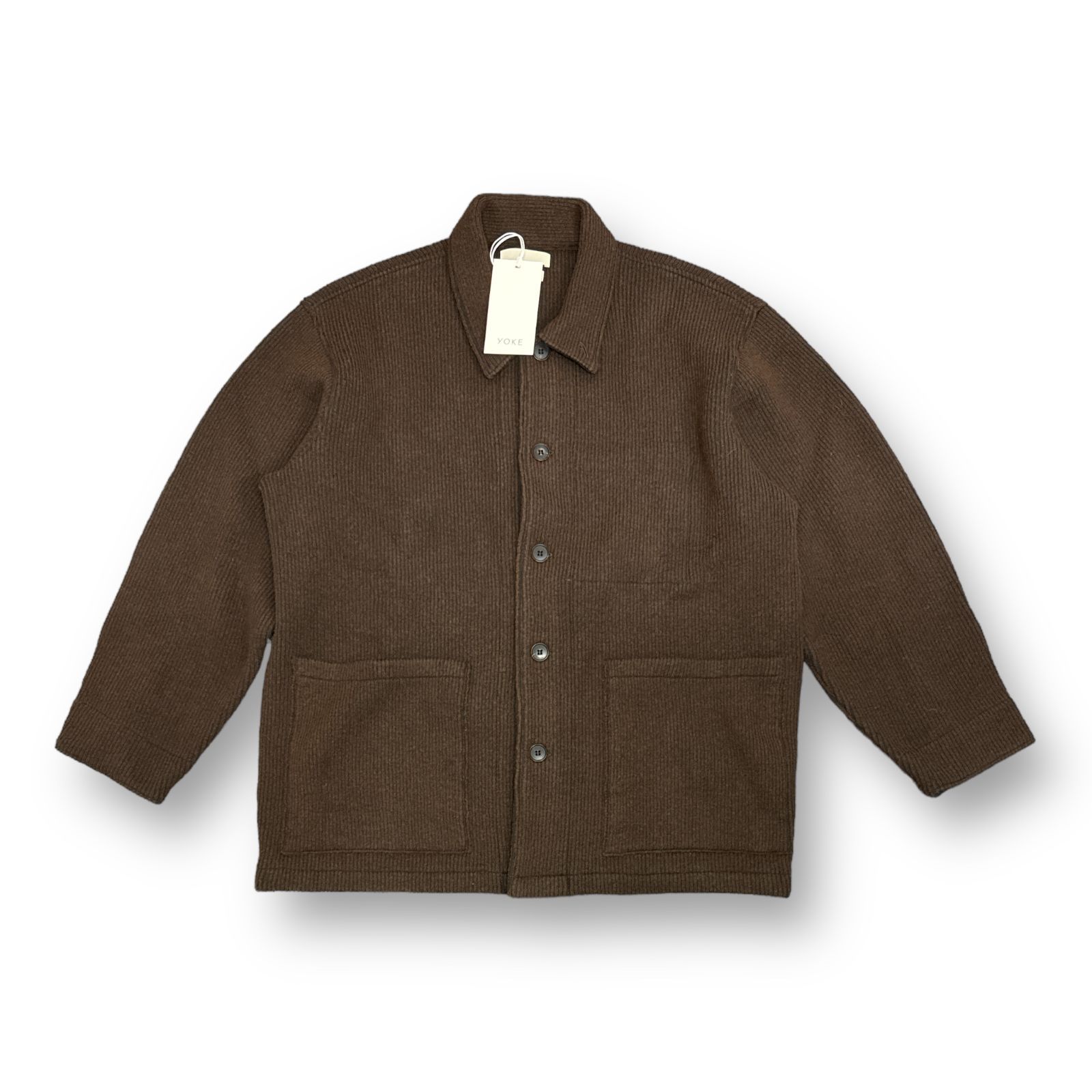 定価57200円 新品 YOKE 22AW KNIT CORDUROY COVERALL JACKET ニット