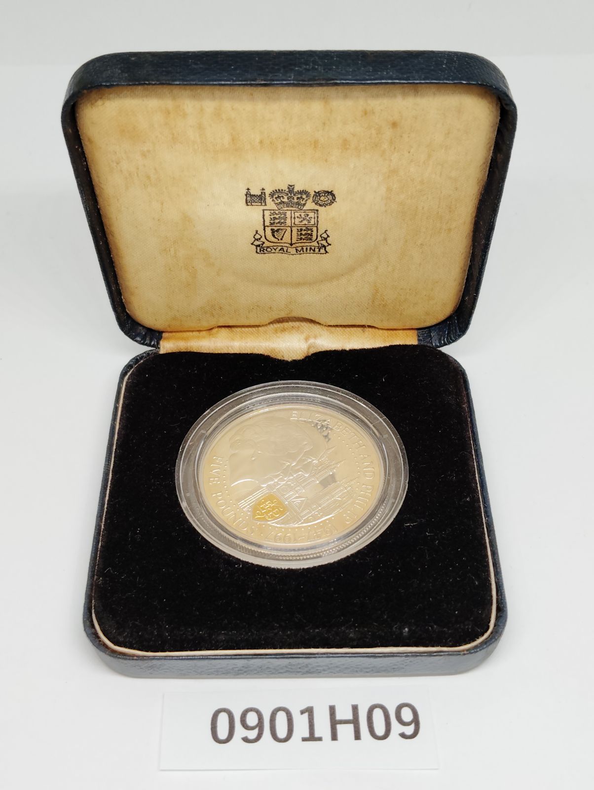 1997 エリザベス女王御成婚50周年 £5 プルーフ銀貨 NGC PF70UC 0