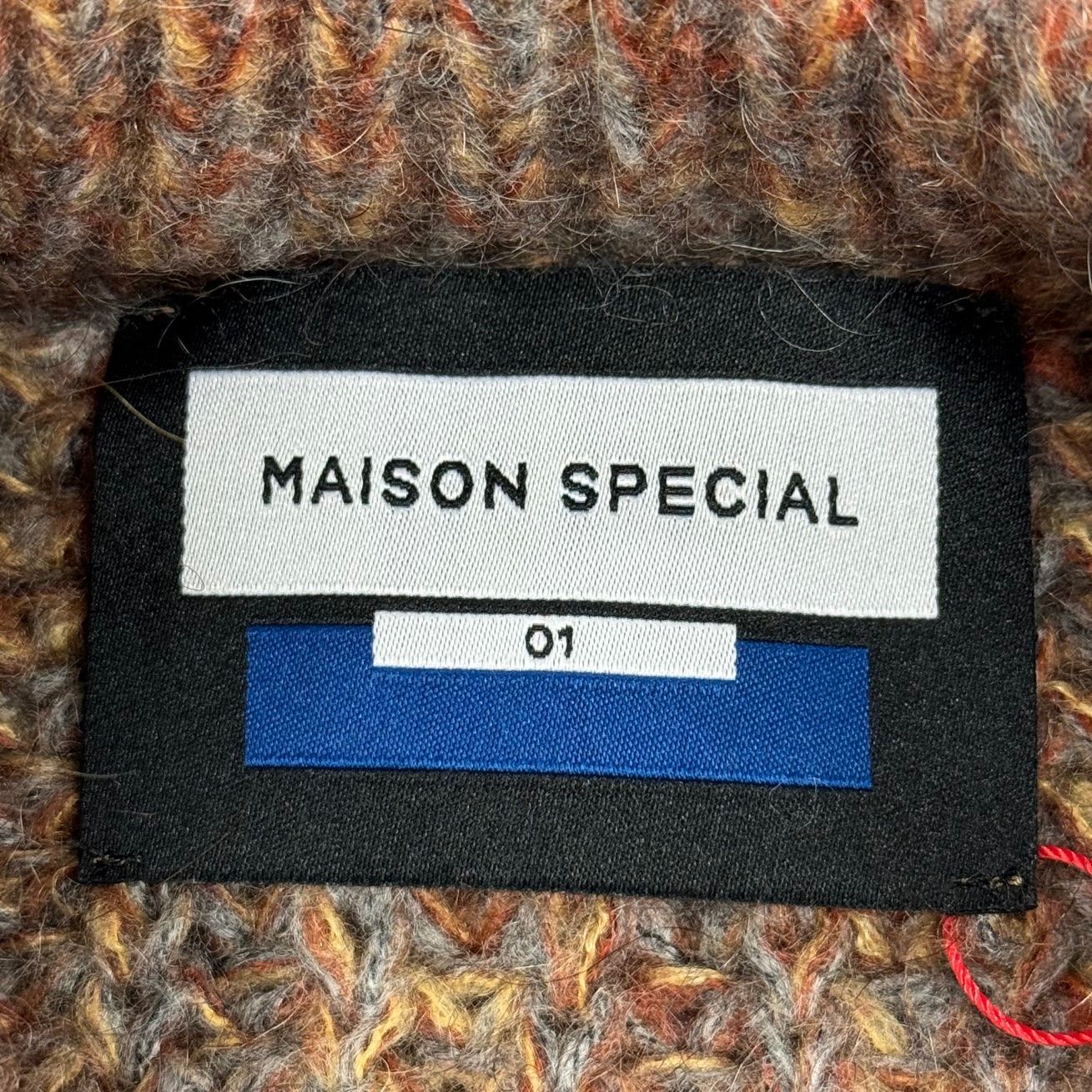 参考上代24200円 未使用品 MAISON SPECIAL 23AW Mourine Brushed Kid 