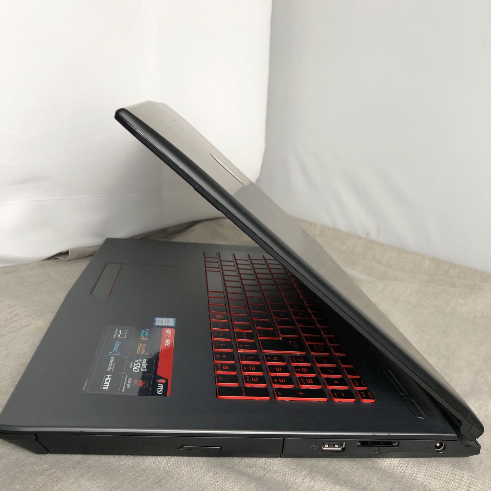 ゲーミングノートPC MSI エムエスアイ GV72 8RE-033JP【i7-8750H 