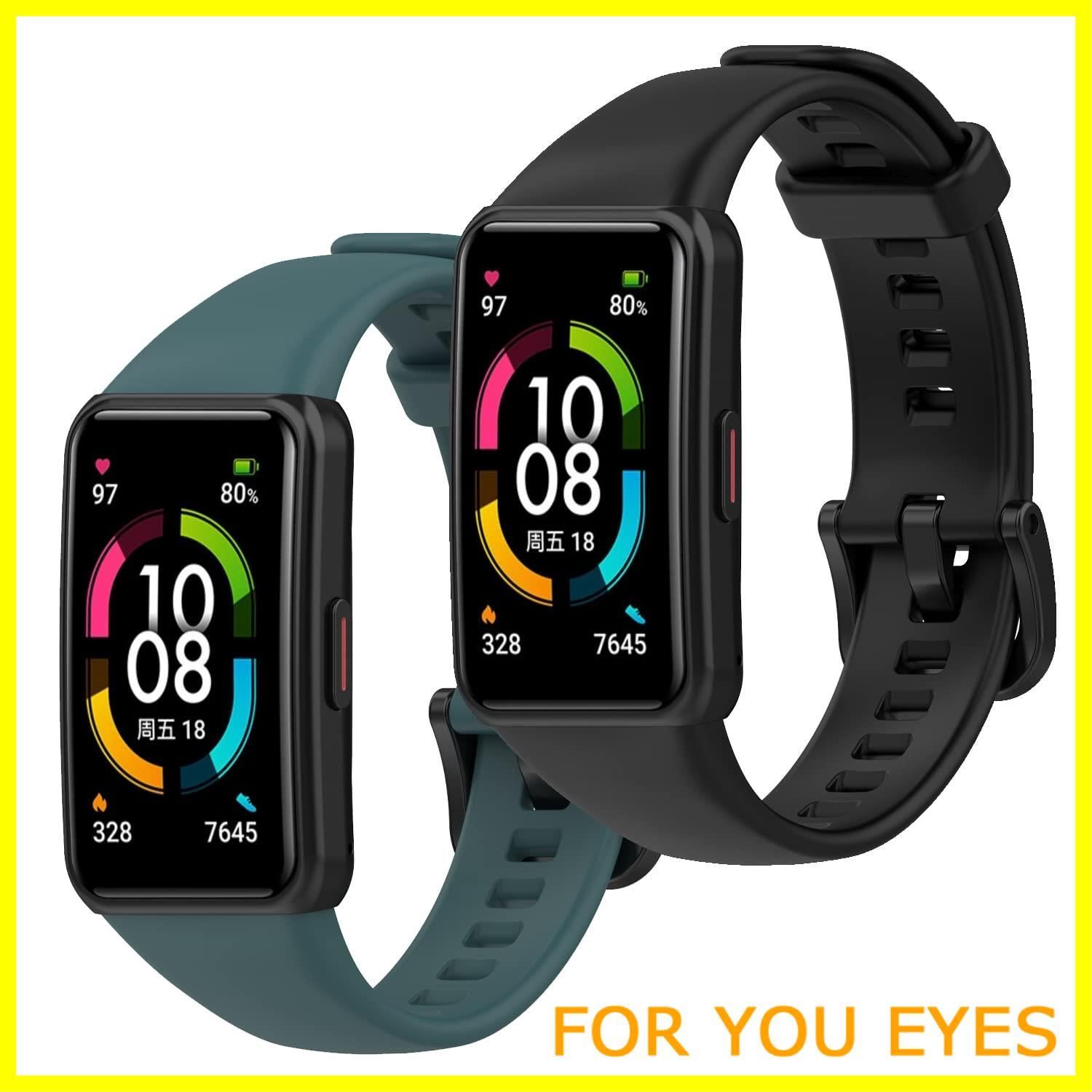 【在庫セール】[ONTUBE] 2本セットバンド対応 Huawei Band 6 / Huawei Band 6 Pro/Honor Band ...