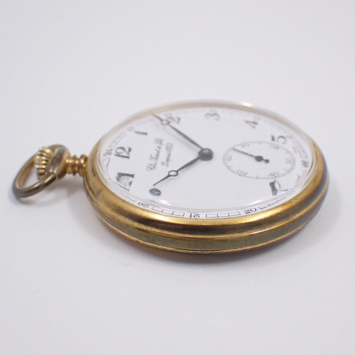 稼働品 TISSOT ティソ 懐中時計 スモセコ 白文字盤 クォーツ 稼働品 TISSOT ティソ 懐中時計 スモセコ 白文字盤 クォーツ