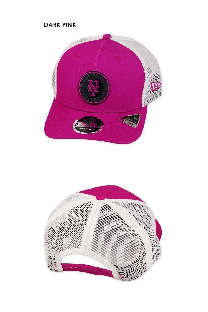 ♡NEWERA♡ピンクキャップ♡ NEWERA ニューエラ 9SEVENTY CITY CONNECT NEWYORK METS STRETCH