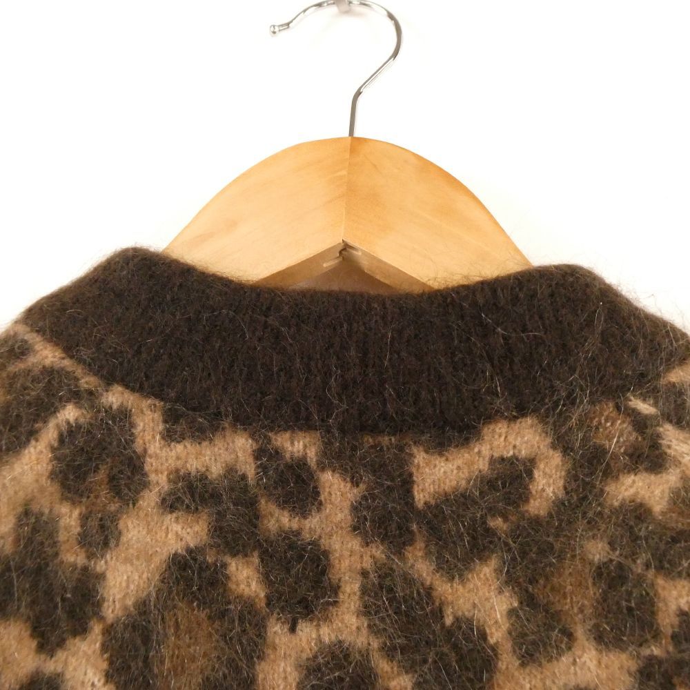 【美品】Sezane　セザンヌ　ニットワンピース　カーディガン Sサイズ　モヘア セザンヌ コットン かぎ編み ニット ノースリーブ トップ