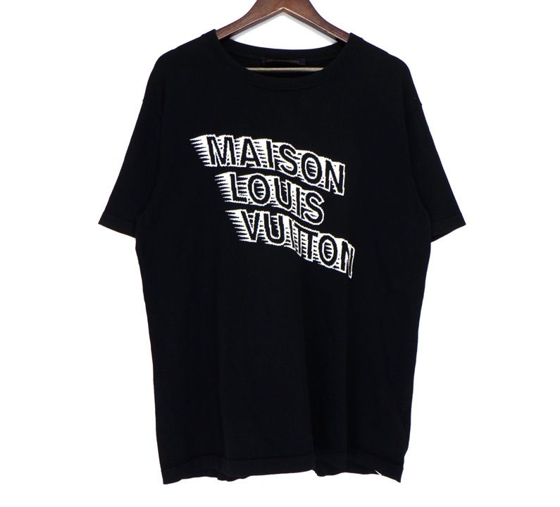 松井⭐︎美品⭐︎Louis Vuitton 黒✖️シルバー⭐︎ニット セーター ルイヴィトン LOUIS VUITTON 21AW 【 MAISON RM2129 HA0 HLN31W
