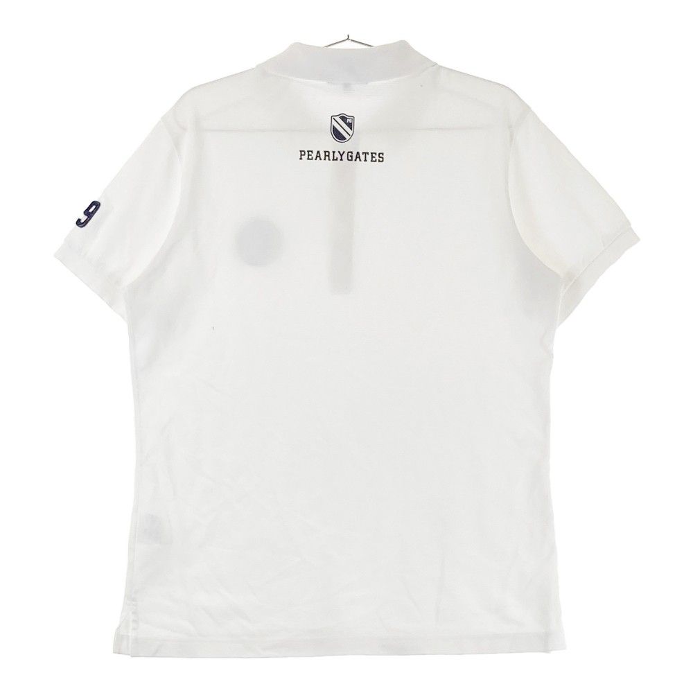 サイズ：5 PEARLY GATES パーリーゲイツ 半袖ポロシャツ ホワイト系