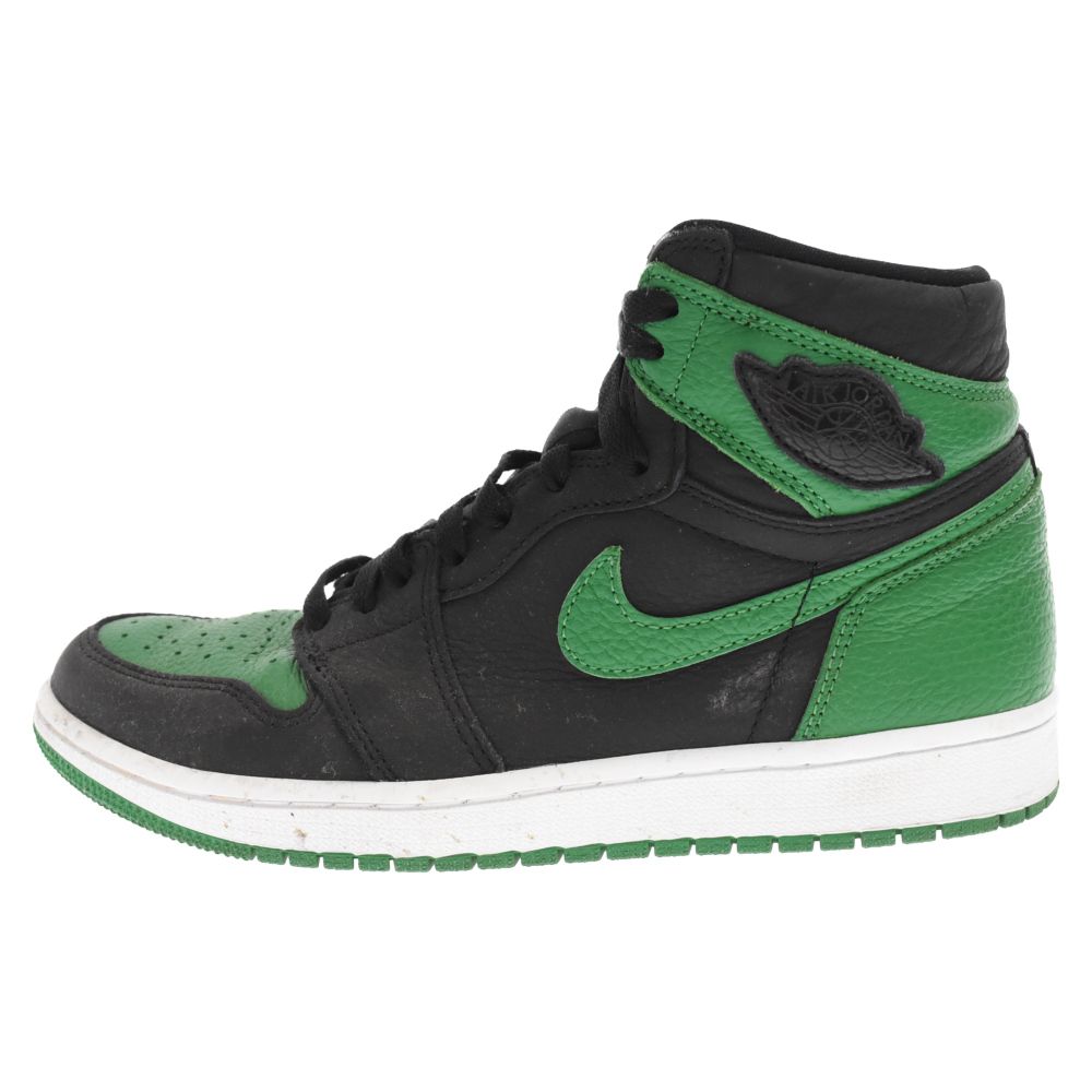 NIKE (ナイキ) AIR JORDAN 1 RETRO HIGH OG PINE GREEN エアジョーダン1 レトロ ハイ パイン グリーン  ハイカットスニーカーシューズ グリーン US8.5/26.5cm 555088-030