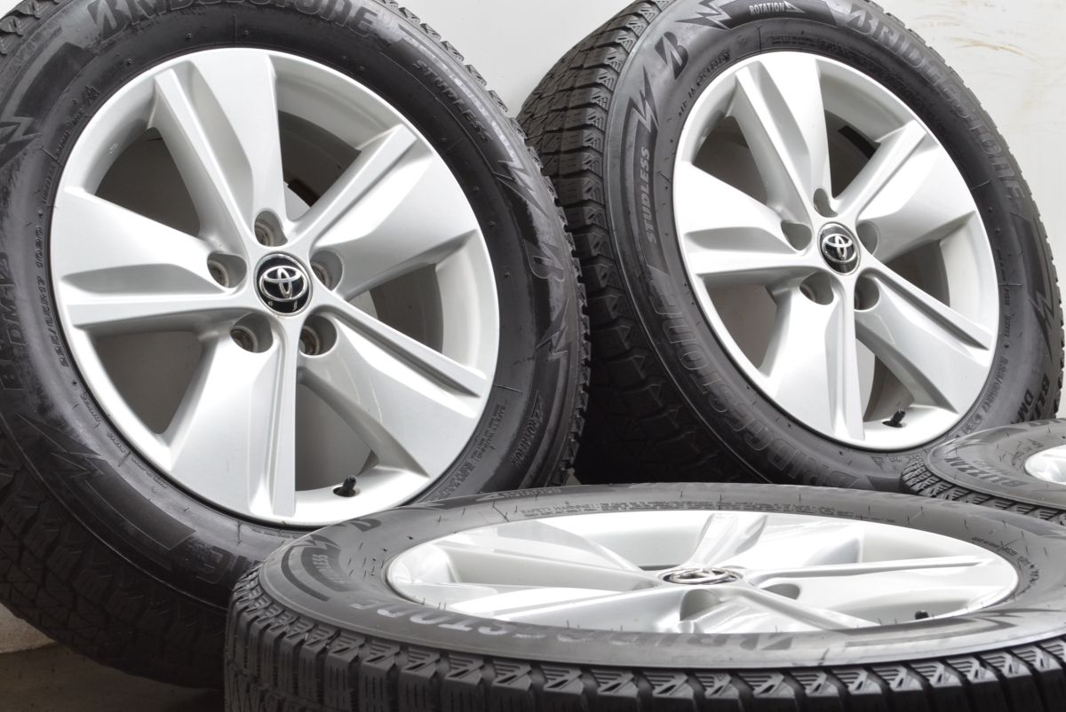 社外アルミ トヨタ専用 VRX2 225/65R17 RAV4 ハリアー NX RAV4 ハリアー スタッドレスタイヤ225/65/17 美品！ 超美品トーヨー