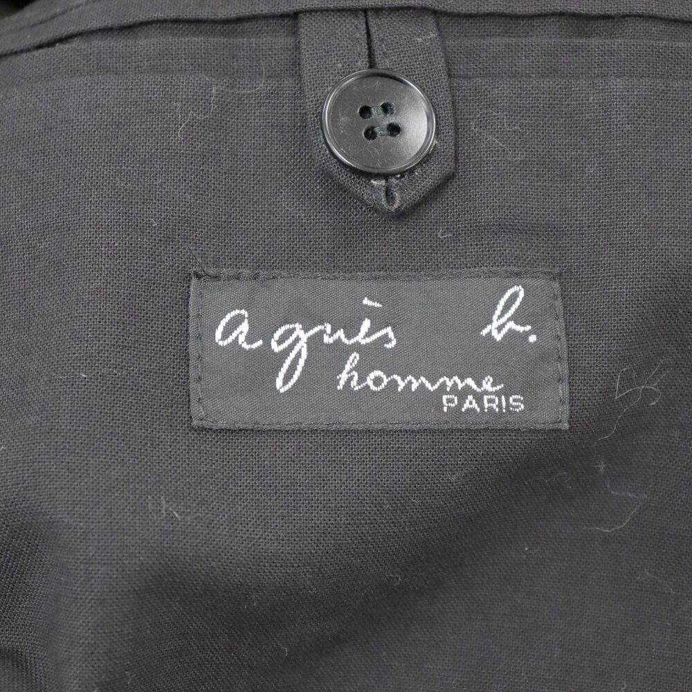 agnes b. (アニエスベー) ウール ショートコート ブラック 102748