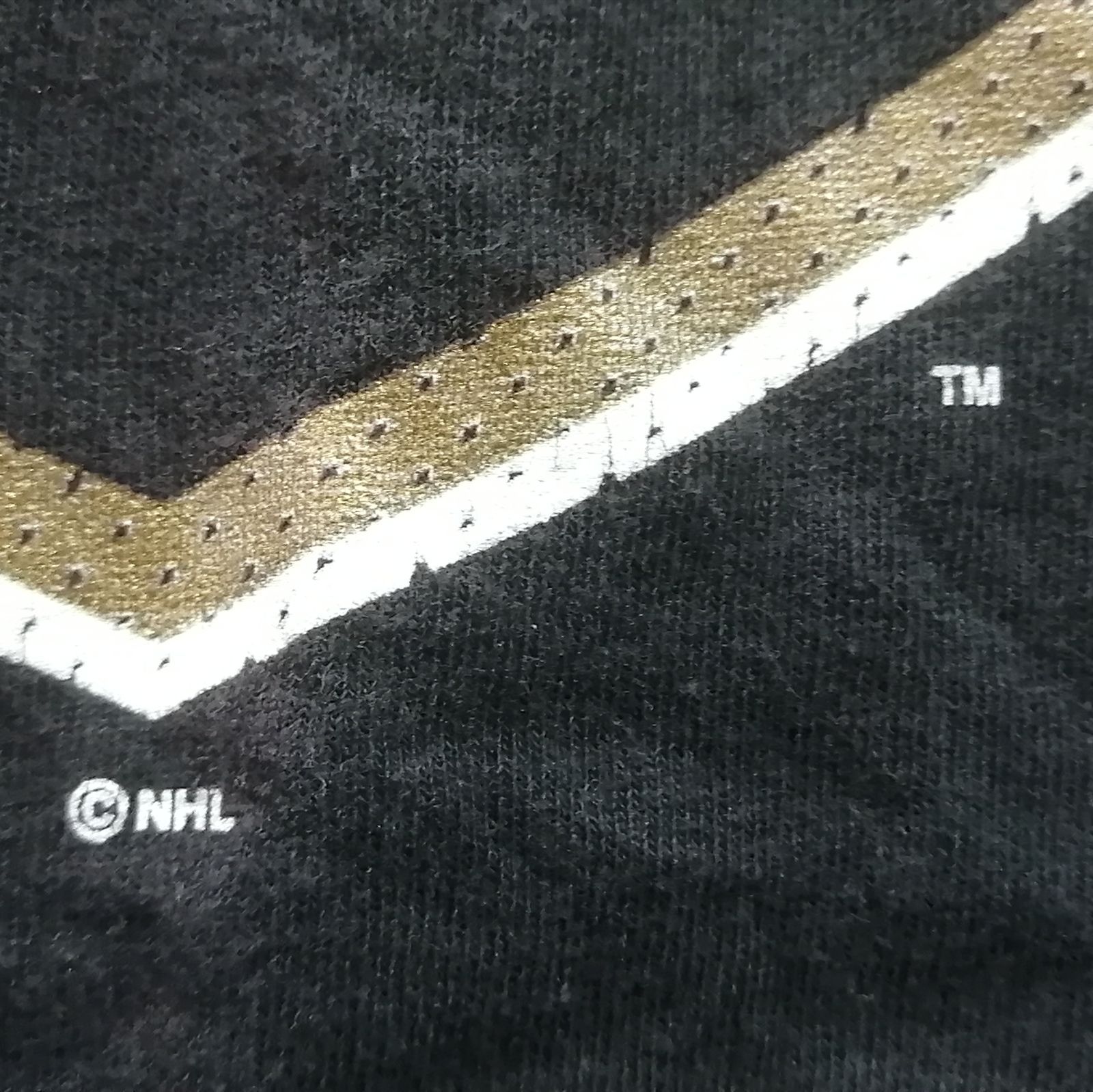 majestic マジェスティック　NHL「Las Vegas Golden Knights(ベガス・ゴールデンナイツ)」プリントTシャツ　サイズⅬ