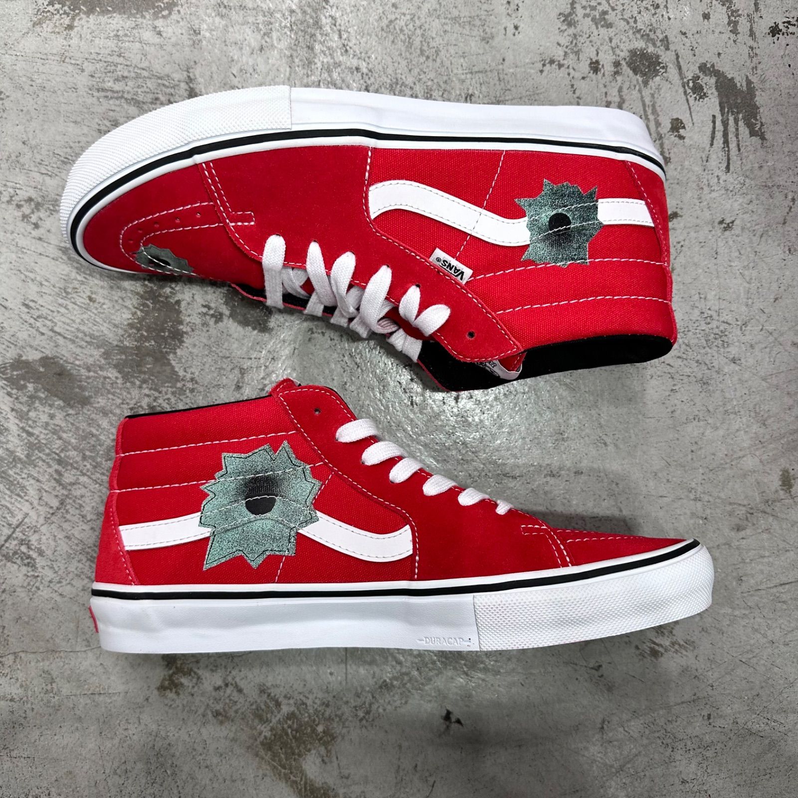 未使用品 Supreme Vans 25SS Nate Lowman Skate Grosso Mid