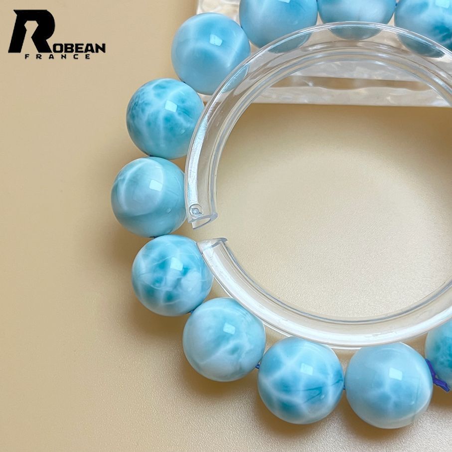 綺麗 EU製 定価51万円☆ROBEAN・ドミニカ共和国産のラリマー