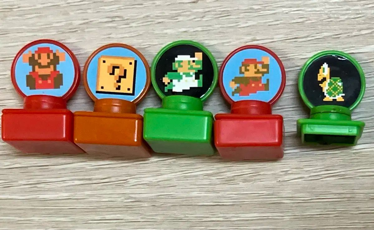 レトロ # 3375 スーパーマリオ 8bit ドット スタンプ