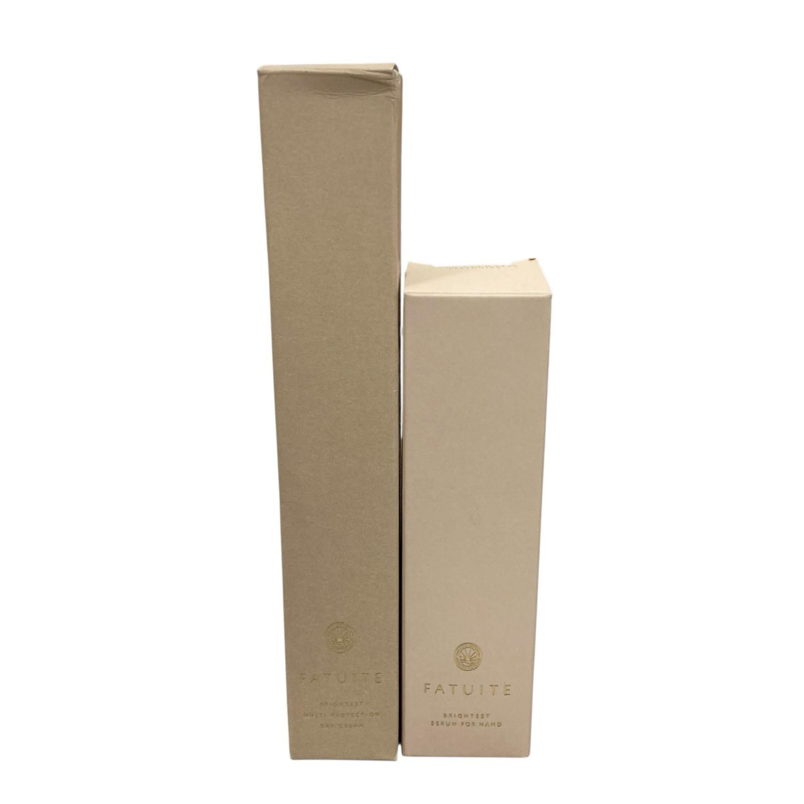 186000 FATUTITE ファチュイテ 朝用クリーム 50g ハンド美容液 40ml 2点まとめ売り FATUITE FATUITE（ファチュイテ）の6in1のマルチデイクリームで圧倒的美肌に マルチプロテクションデイクリームa エナジャイジングナイトクリーム FATUITE(ファチュイテ)のフェイスクリーム人気おすすめランキング5選 比較FATUITEディクリーム＆エマルジョンどっち買う？使用感レビュー