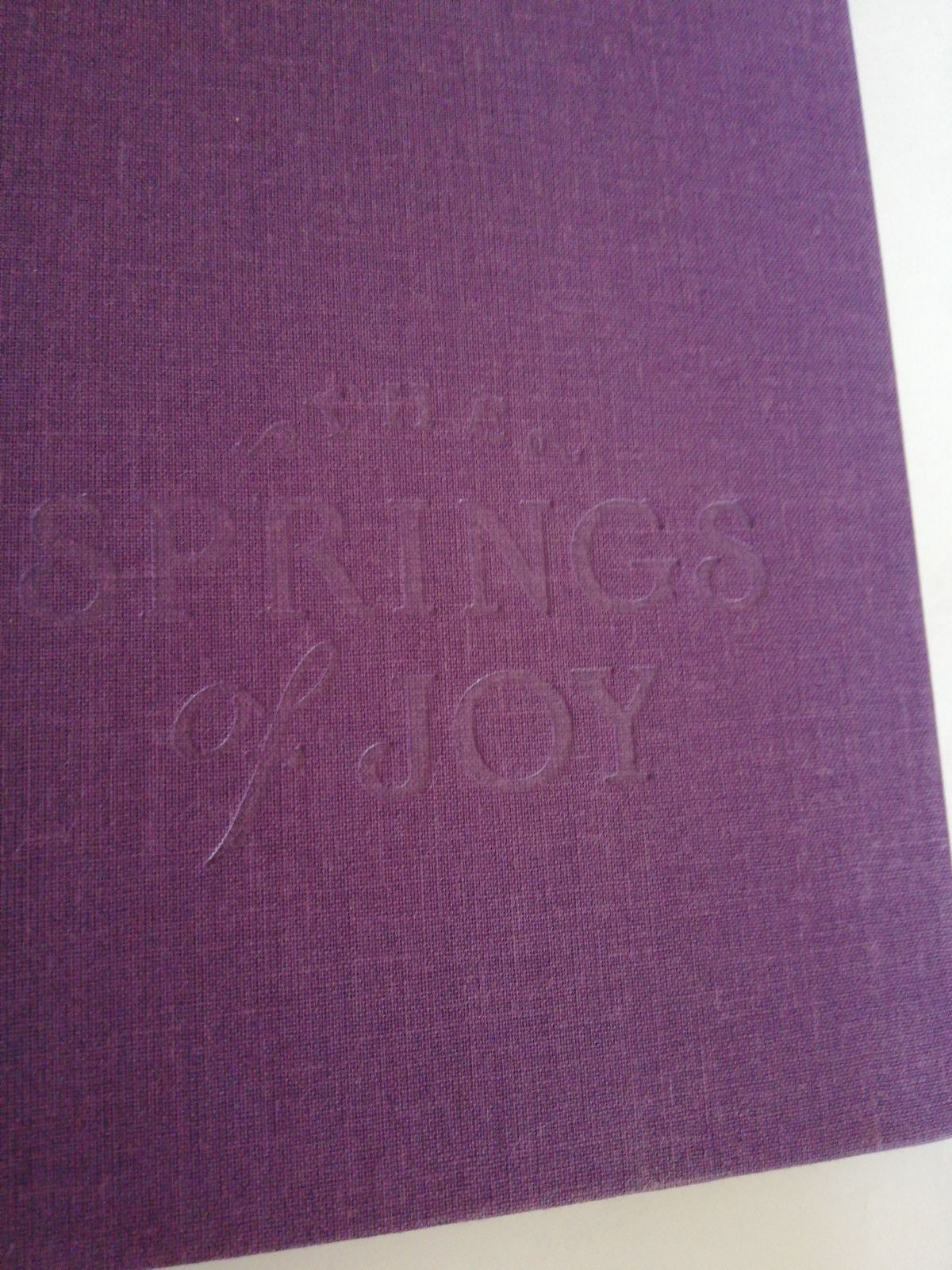 The Springs Of Joy　Tasha Tudor　洋書　喜びの泉　ターシャ テューダーと言葉の花束