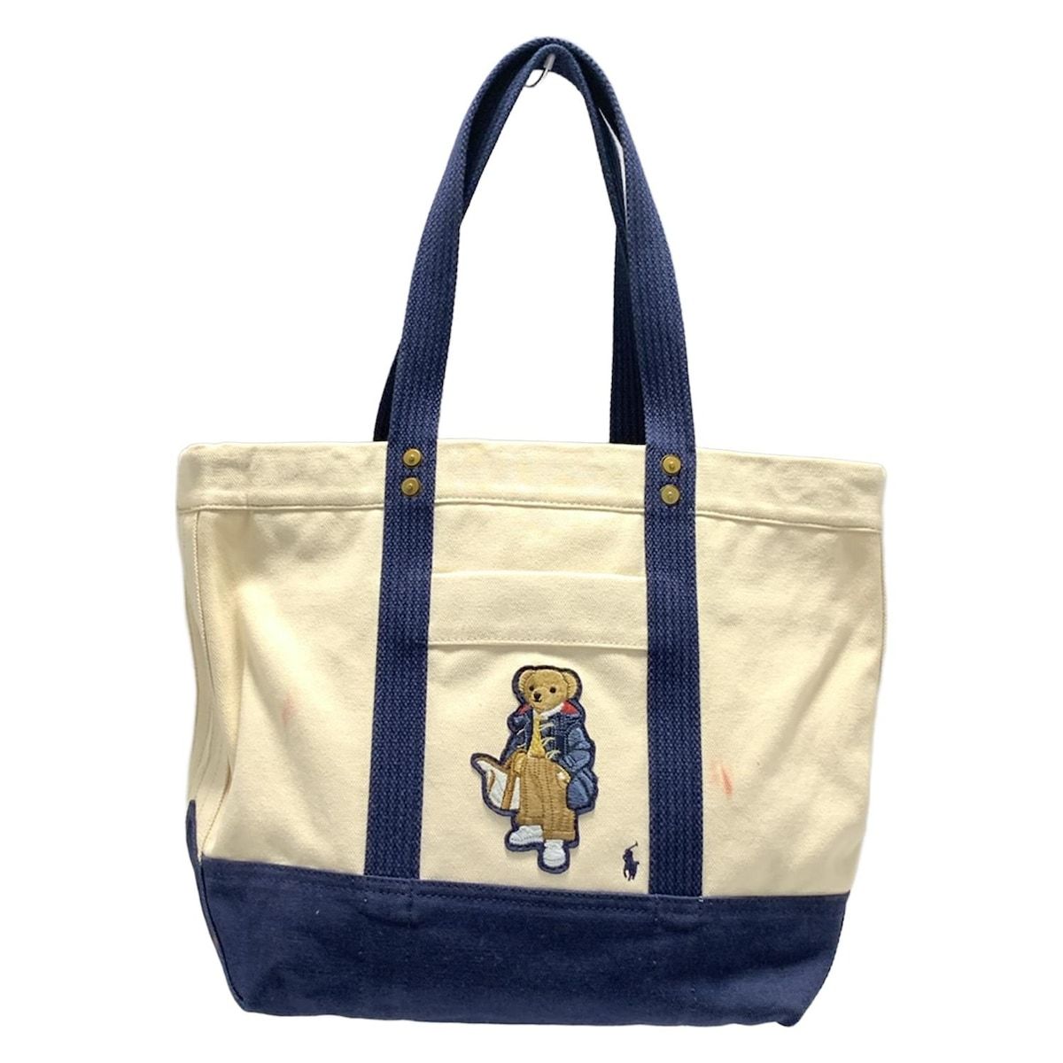 POLObyRalphLauren ポロラルフローレン ショルダーバッグ - アイボリー×ネイビー×マルチ クマ