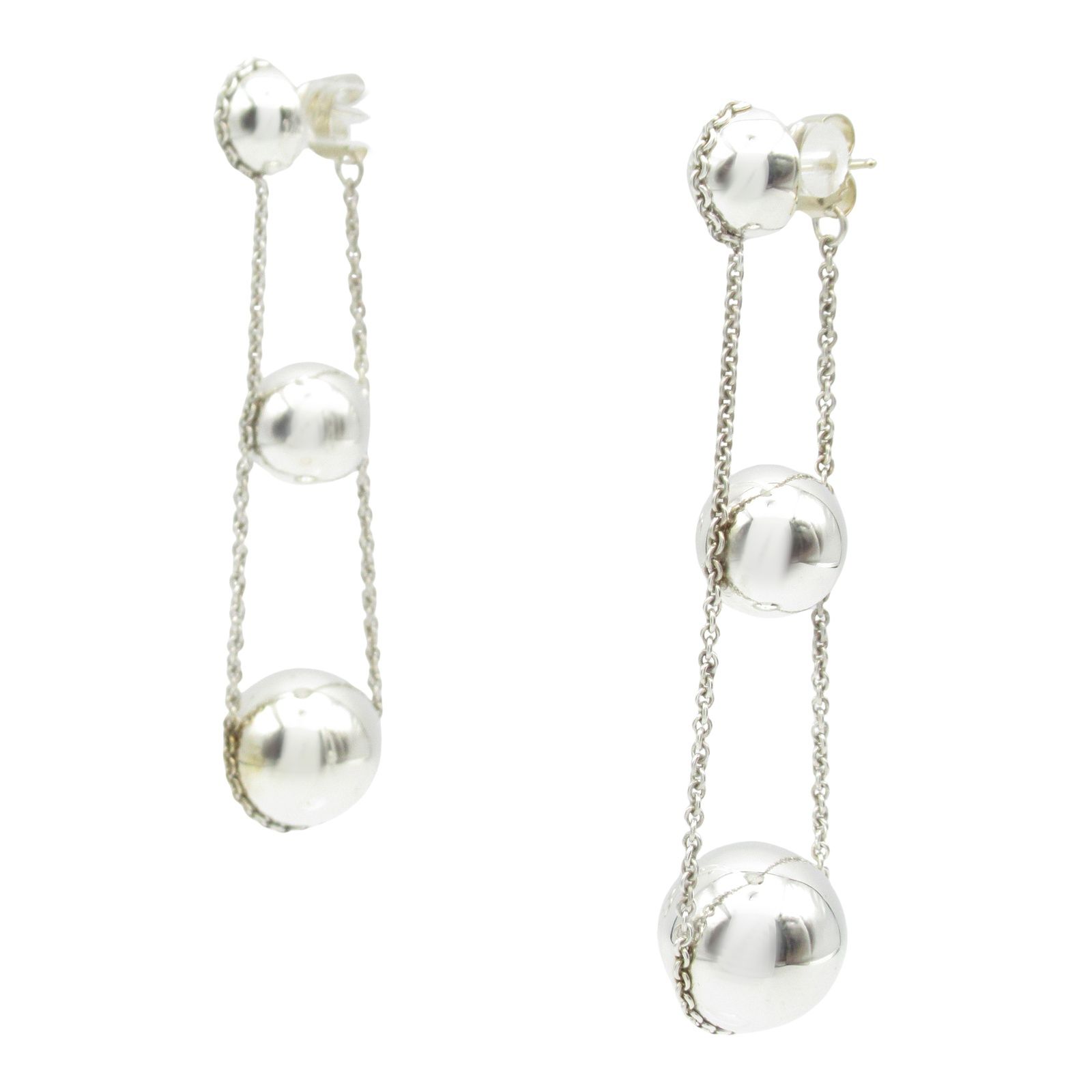 ティファニー TIFFANY＆CO ピアス ハードウェアトリプルドロップピアス