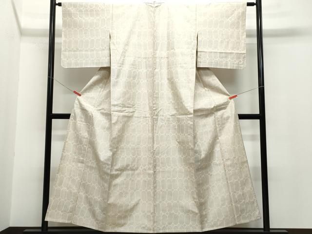平和屋着物■上質な紬　舞花文　正絹　逸品　DAAS7516xg