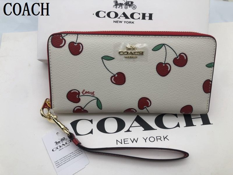 COACH 財布 コーチ 長財布  シグネチャー アコーディオンラウンドジップウォレット レディース かわいい 財布 贈り物b163B CF406新品未使用  E20