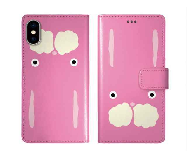 [iPhone12 Pro Max] iPhone16 ケース スカラー スマホケース 手帳型 iPhone16 Pro ケース アイフォン16 15 14 13 12 11 スマホカバー 全機種対応 手帳 ScoLar ラビル 顔アップ ピンク キャラクター