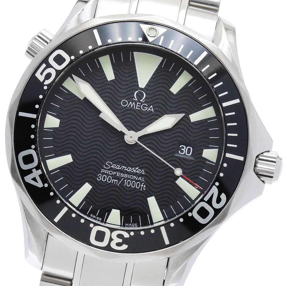 オメガ OMEGA 2264.50 シーマスター300 デイト クォーツ メンズ_874935  