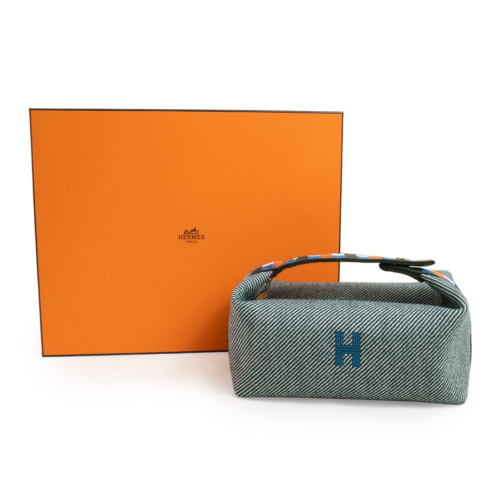 エルメス ブリッド ア ブラック PM オ カレ バニティ ポーチ セカンド  