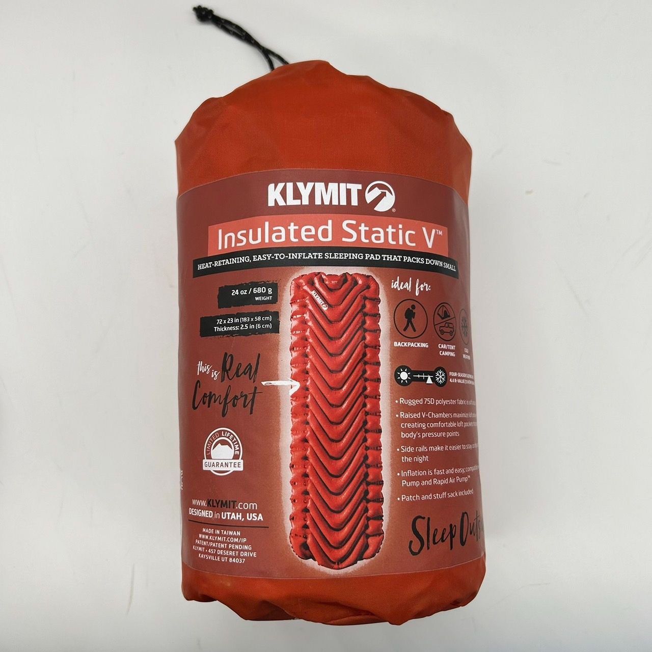 新品 未使用 KLYMIT Insulated Static V クライミット スリーピング 