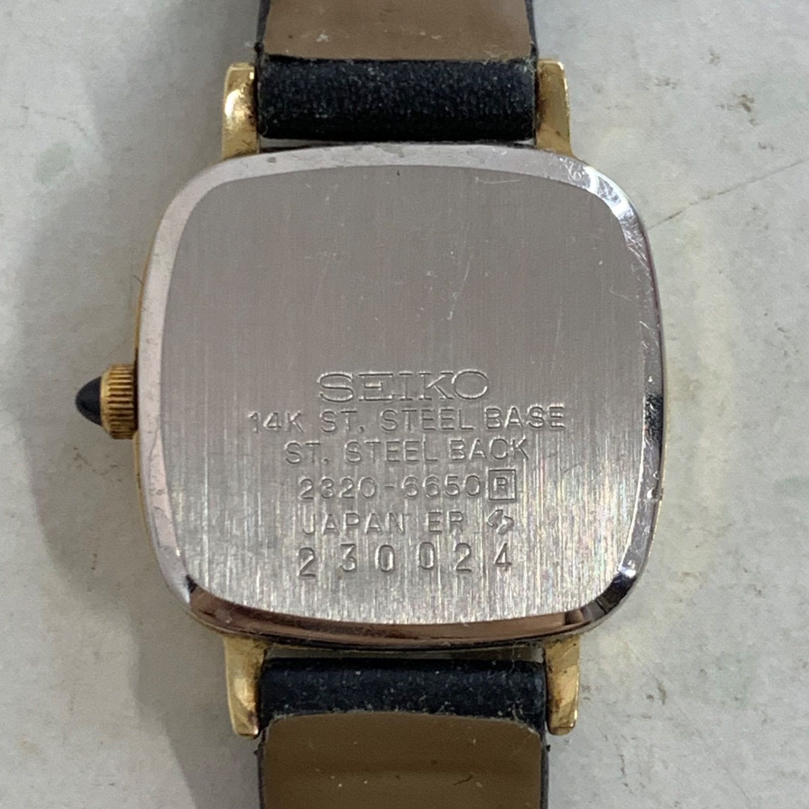 セイコー　エクセリーヌ　14金14k ×ステンレス　クォーツ　2320-6650 セイコー エクセリーヌ 14金14k ×ステンレス クォーツ 2320-6650