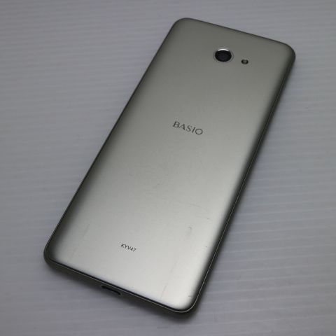 美品 BASIO4 シャンパンゴールド スマホ 本体 白ロム 土日祝発送