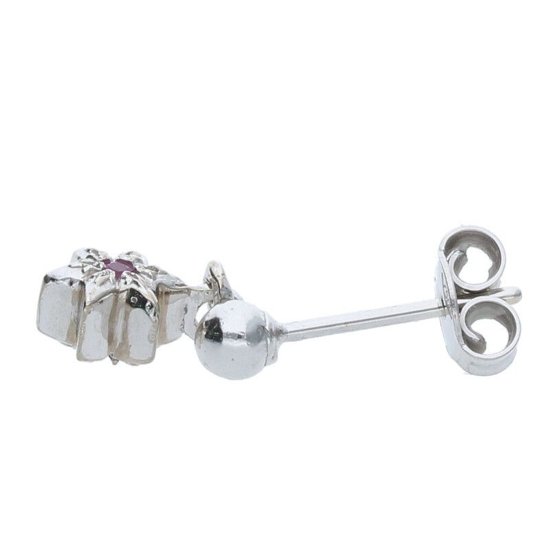 確実正規品　クロムハーツ TNY STR DRP 1/タイニースタードロップ クロムハーツ TNY STR DRP 1/タイニースタードロップ シルバーピアス