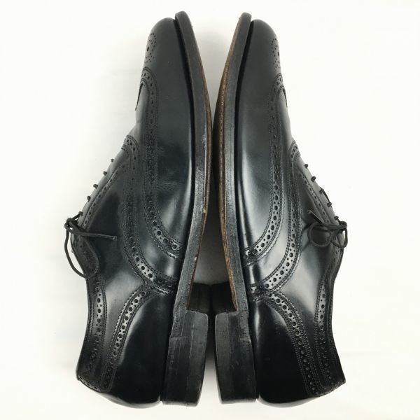 SALEu003e80年代USA製表記 Vintage FLORSHEIM/フローシャイム フルブローグ ウイングチップ〈黒/BLACK/ブラック〉size9D  26.5-27.0程度/メンズ/菅NO.WZH-57 #BUZZBERG - メルカリ