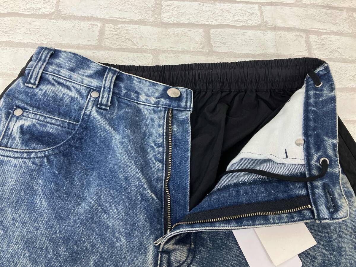 Stein NYLON COMBINATION CHEMICAL BLEACHED DENIM シュタイン メンズ 