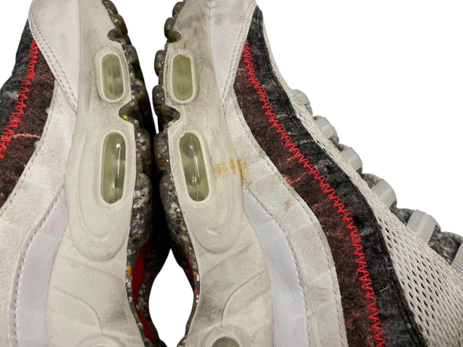 NIKE (ナイキ) Air Max 95 White Photon Dust Bright Crimson