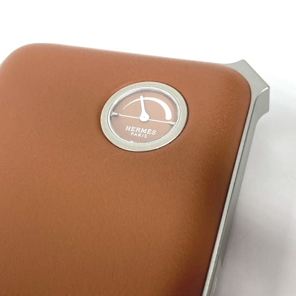 HERMES ブラウン レザー モバイルバッテリー HERMES ブラウン レザー