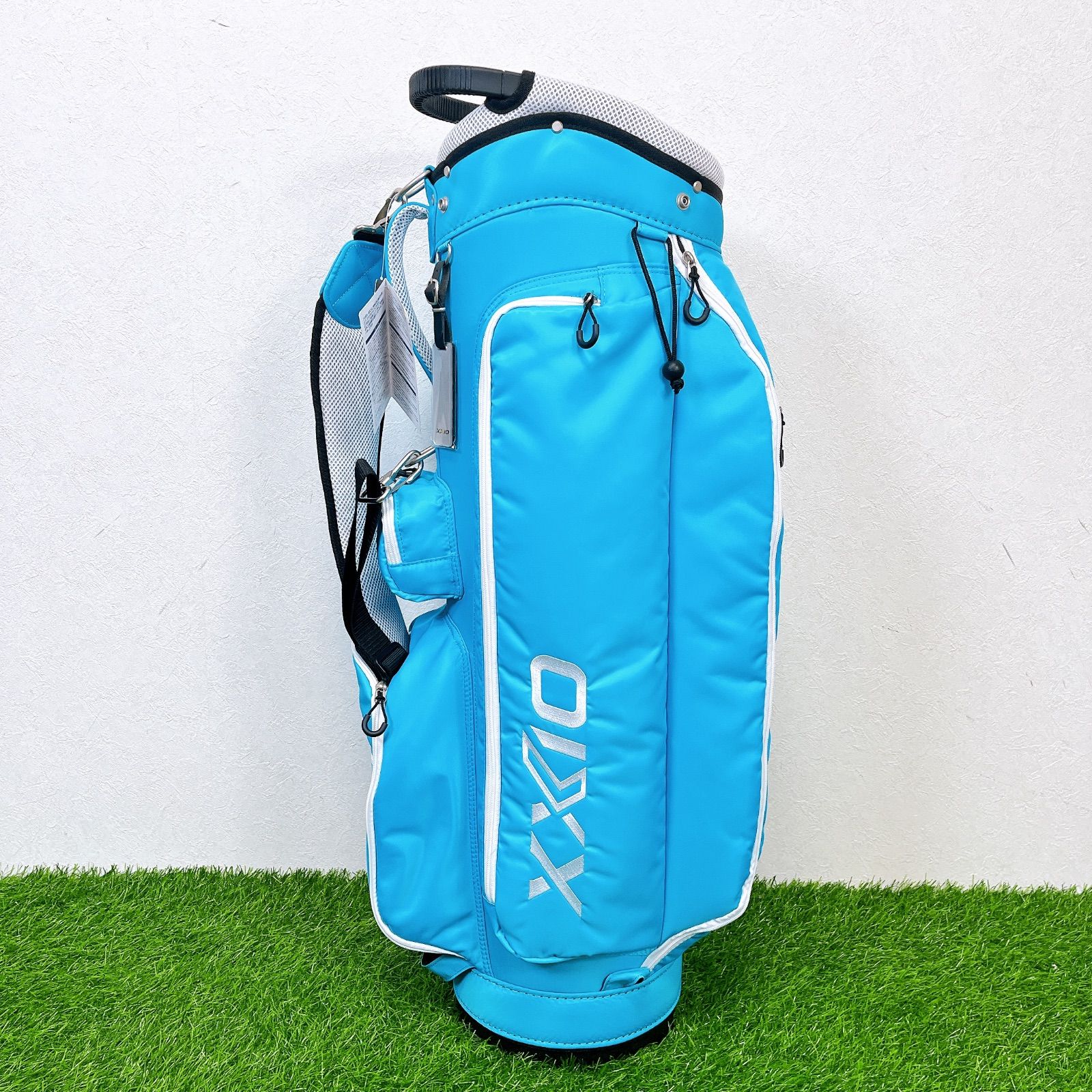 未使用！XXIO ゼクシオ　ゴルフ　キャディバッグ 水色 新品未使用】 XXIO GGC-X150W ゼクシオ レディース向け キャディ