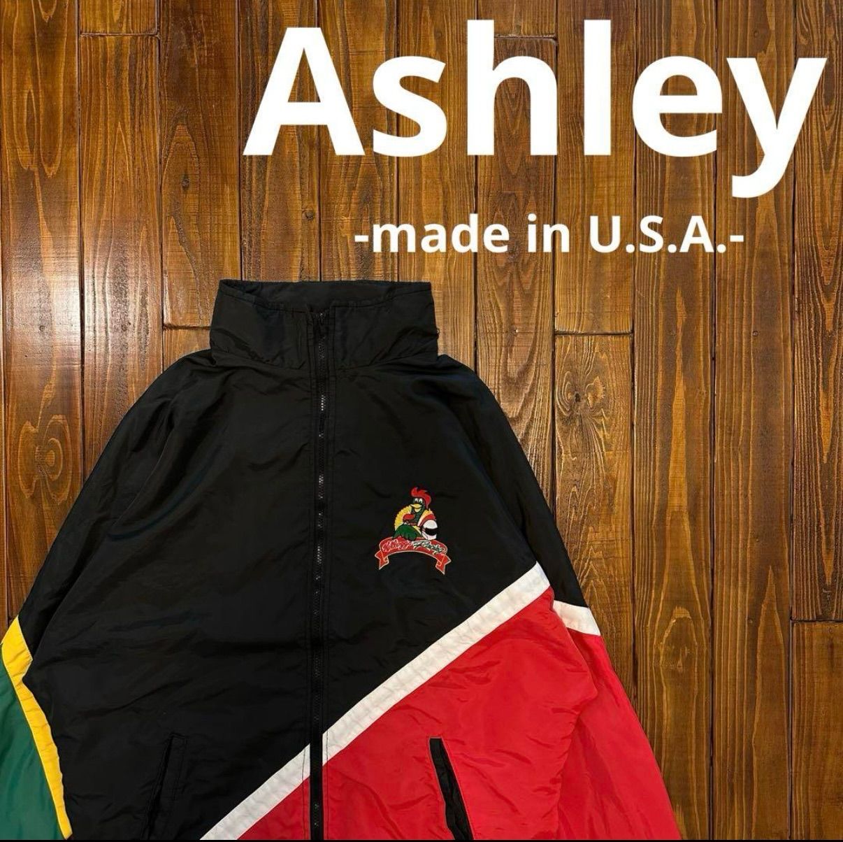 Ashleyアシュリー ケロッグ レーシング ナイロンジャケット