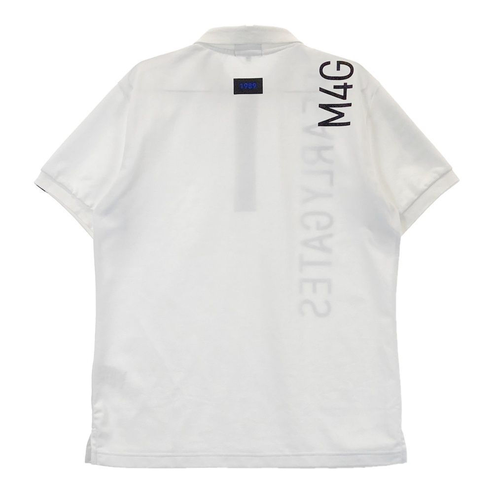 サイズ 6 PEARLY GATES パーリーゲイツ モデル 半袖ポロシャツ プリント ホワイト系 240101529868 ゴルフウェア メンズ ストスト