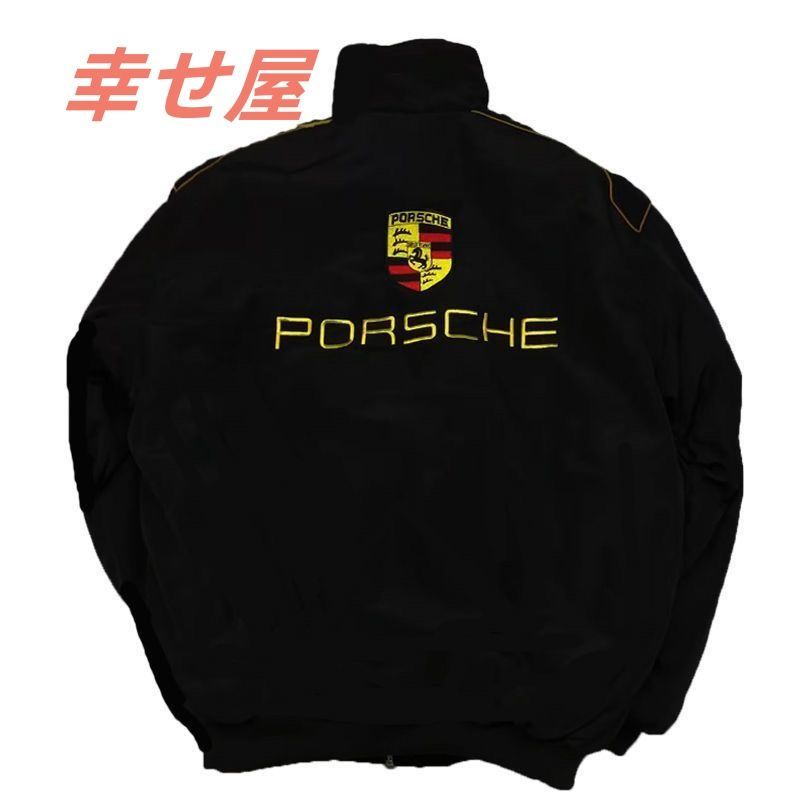 新品】ポルシェ PORSCHE F1 レーシングジャケット ブルゾン 刺繍 中綿 男女兼用 - メルカリ