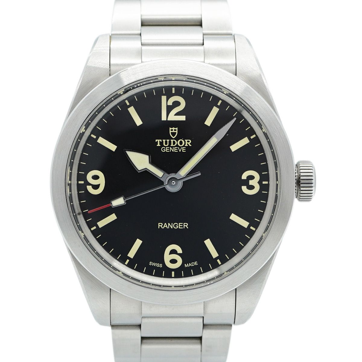 5wwm0238 チュードル レンジャー 79950 黒文字盤 腕時計 メンズ