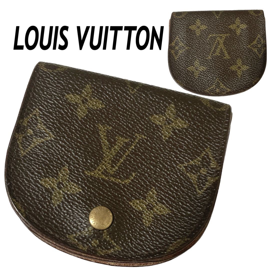 LOUIS VUITTON ルイ・ヴィトン モノグラム ポルト モネ グセ コインケース 小銭入れ ブラウン (F7) - メルカリ