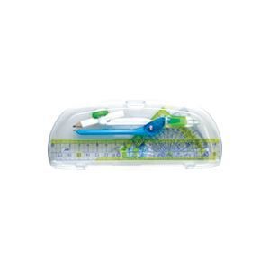 (業務用50セット) ソニック 学習定規セットくるんパス入 SN-882-B