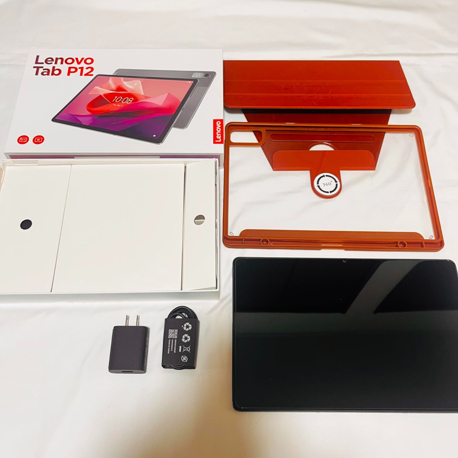 Lenovo Tab P12 タブレット 12.7インチ ストームグレー ZACH0002JP No2352