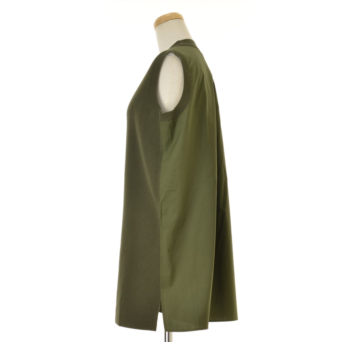Theory】01-3101724 DRY COTTON 2 MOCK NK COMBO TUNICノースリーブ 
