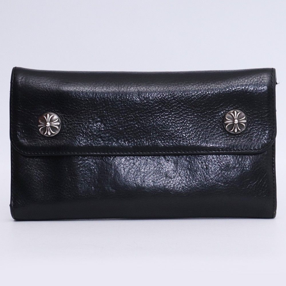 CHROME HEARTS ウェーブウォレット ブラック