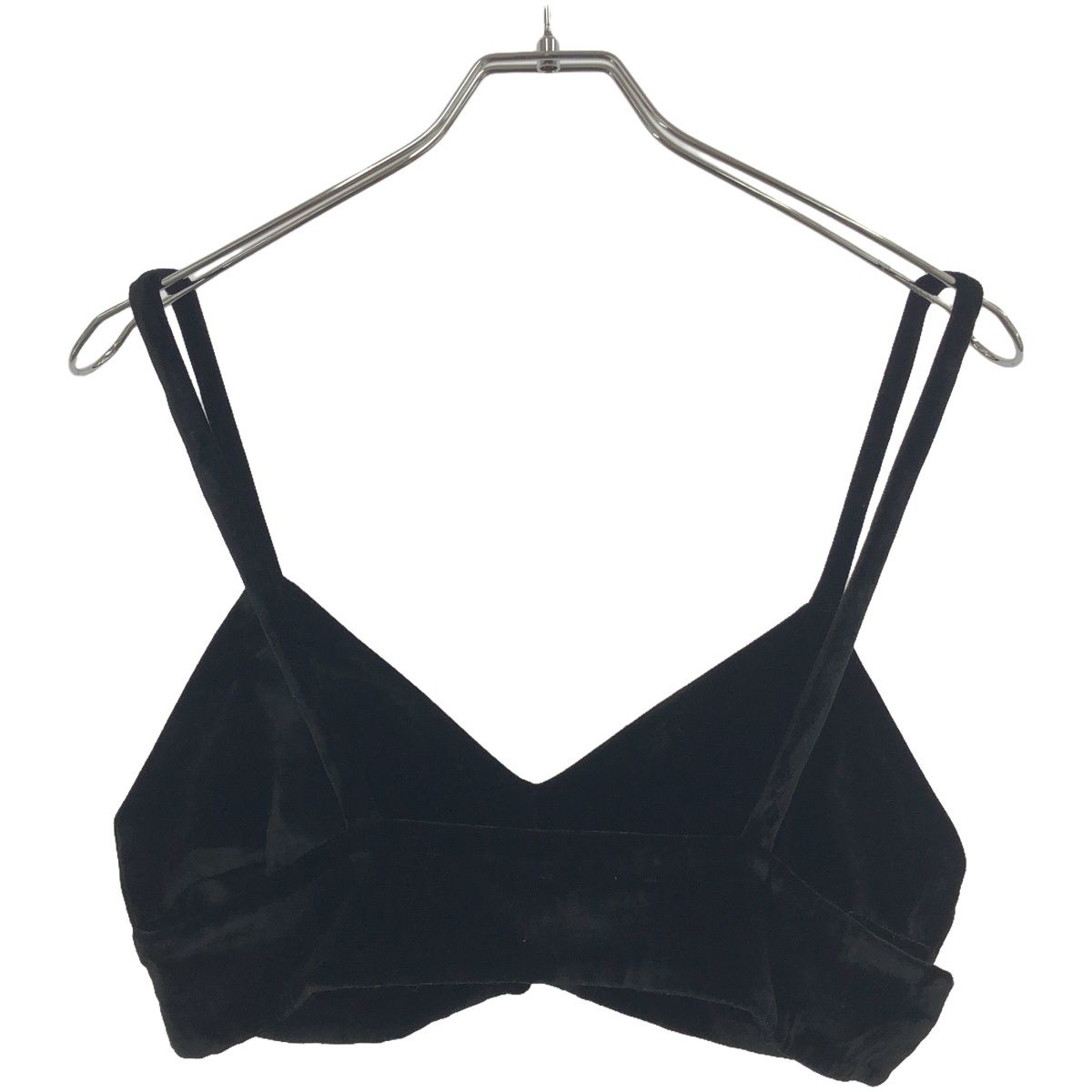 GABRIELA COLL GARMENTS ガブリエラ コール ガーメンツ レーヨンシルクベルベットブラトップス  ブラック 1 GABRIELA COLL GARMENTS ガブリエラ コール ガーメンツ レーヨン