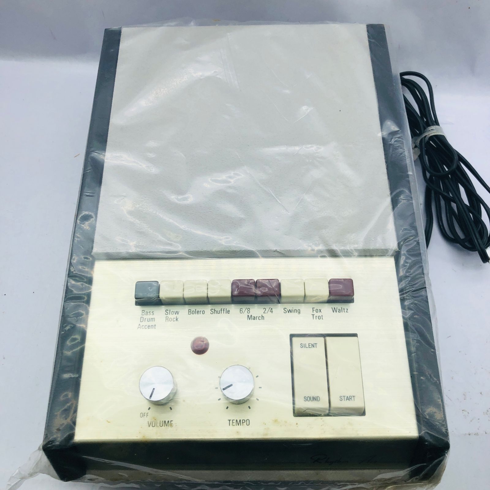 ●Rhythm Ace リズムマシン リズムエース リズムボックス FR-5C レトロ ACE TONE 通電 箱あり