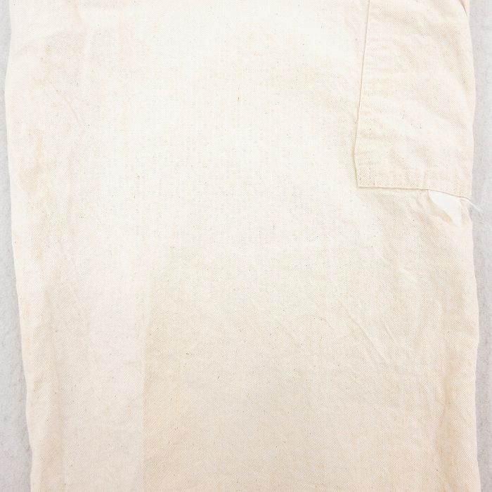  W 34 古着 オーバーオール メンズ 80 s コットン タロン 生成り 25 sep 20 ボトムス オーバーオール つなぎ パンツ